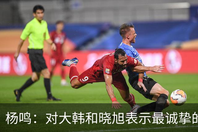 杨鸣：对大韩和晓旭表示最诚挚的感谢和尊重